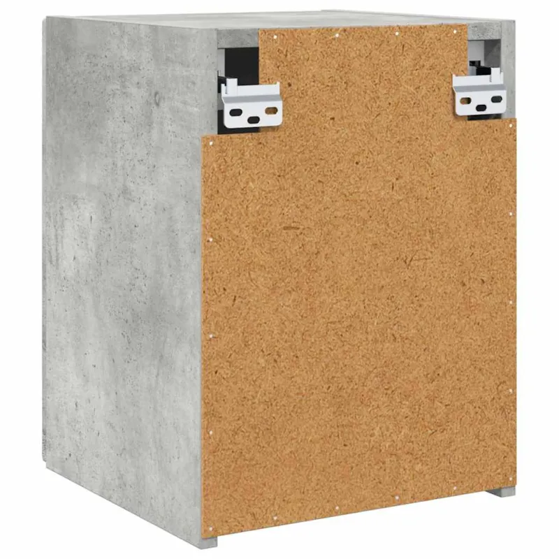 TV sieninė spintelė Betoninė 30 x 31 x 40 cm Apdirbta mediena