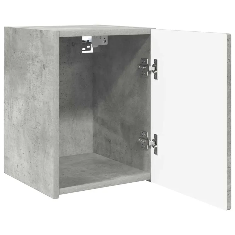 TV sieninė spintelė 2 pcs Betoninė 30 x 31 x 40 cm
