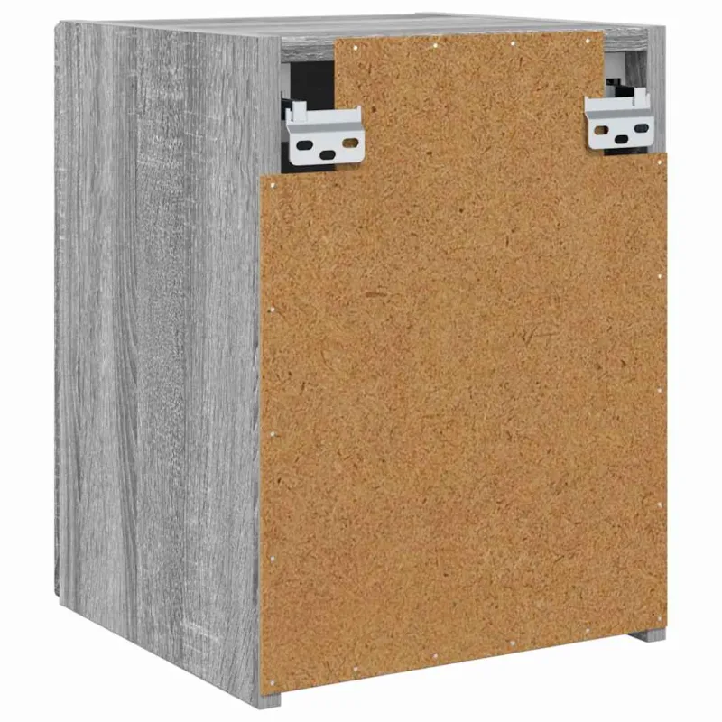 TV sieninė spintelė 2 pcs Pilkas Sonoma 30 x 31 x 40 cm