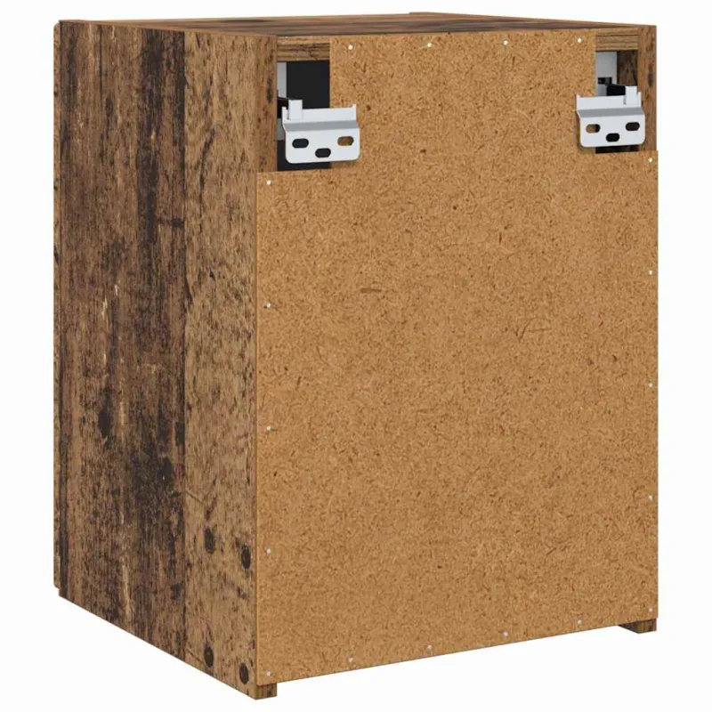 TV sieninė spintelė 2 pcs Senovinis medis 30 x 31 x 40 cm
