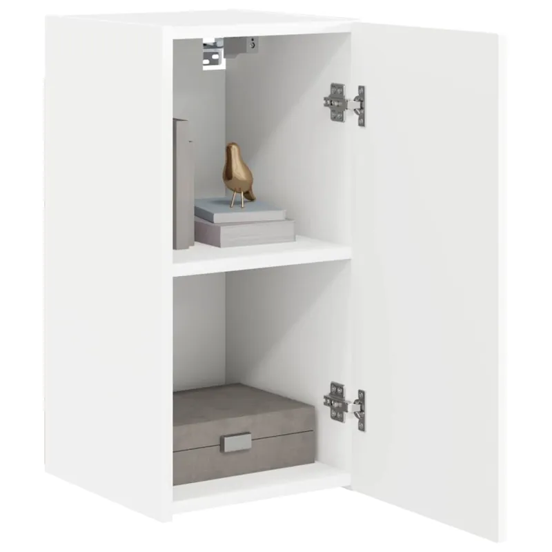 TV sieninė spintelė 2 pcs Balta 30 x 31 x 60 cm
