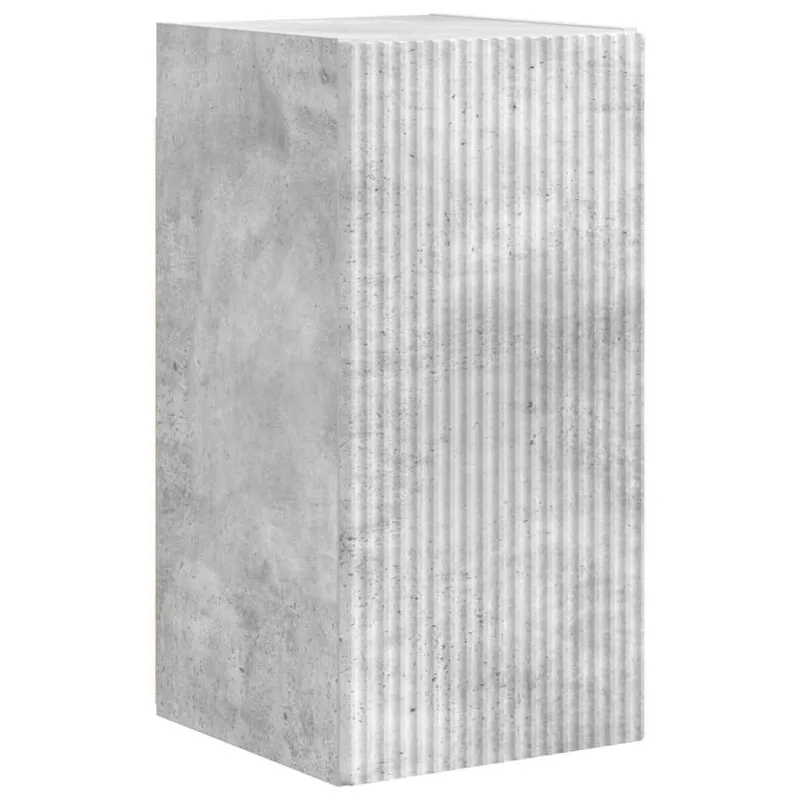 TV sieninė spintelė 2 pcs Betoninė 30 x 31 x 60 cm