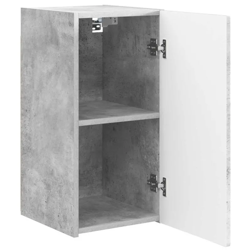 TV sieninė spintelė 2 pcs Betoninė 30 x 31 x 60 cm