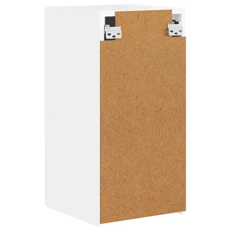 TV sieninė spintelė 2 pcs Blizgus baltas 30 x 31 x 60 cm