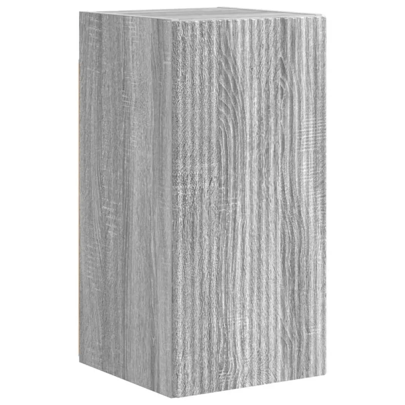 TV sieninė spintelė 2 pcs Pilkas Sonoma 30 x 31 x 60 cm