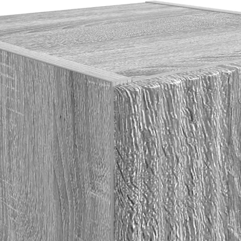 TV sieninė spintelė 2 pcs Pilkas Sonoma 30 x 31 x 60 cm