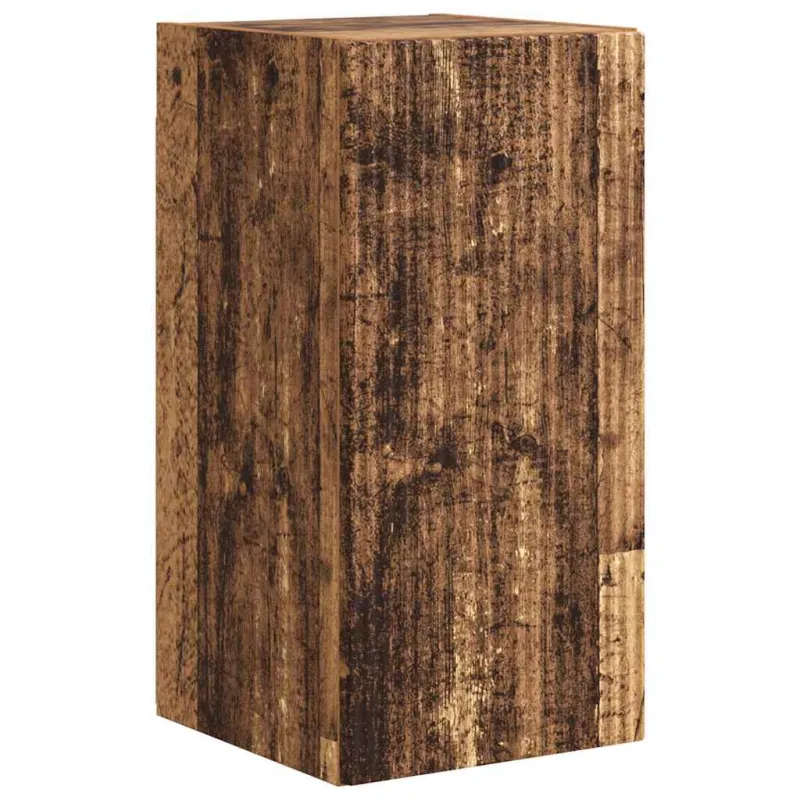 TV sieninė spintelė 2 pcs Senovinis medis 30 x 31 x 60 cm