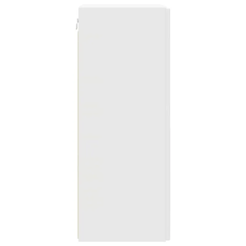 TV sieninė spintelė 2 pcs Balta 30 x 31 x 80 cm