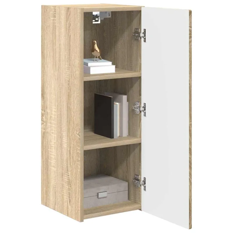 TV sieninė spintelė 2 pcs Sonoma 30 x 31 x 80 cm