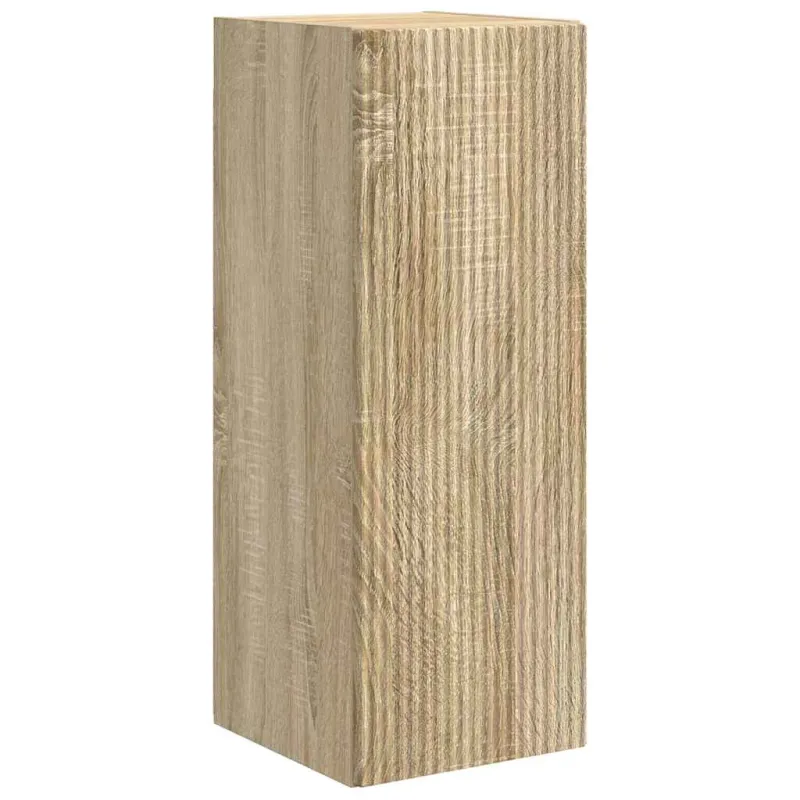 TV sieninė spintelė 2 pcs Sonoma 30 x 31 x 80 cm