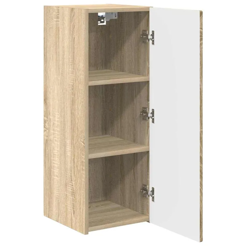 TV sieninė spintelė 2 pcs Sonoma 30 x 31 x 80 cm