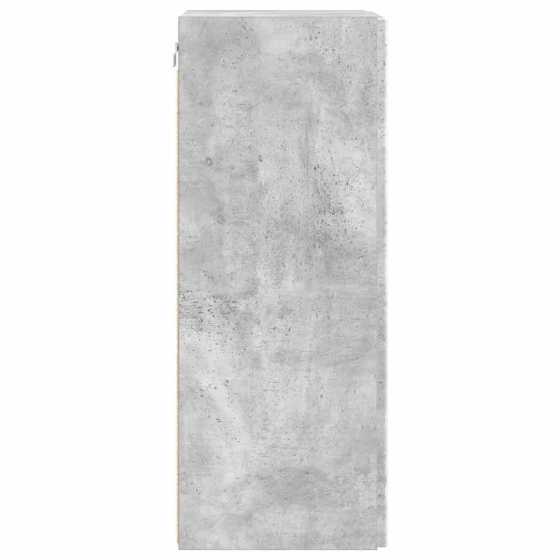 TV sieninė spintelė 2 pcs Betoninė 30 x 31 x 80 cm