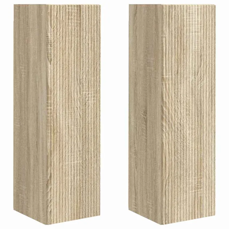 TV sieninė spintelė 2 pcs Sonoma 30 x 31 x 100 cm