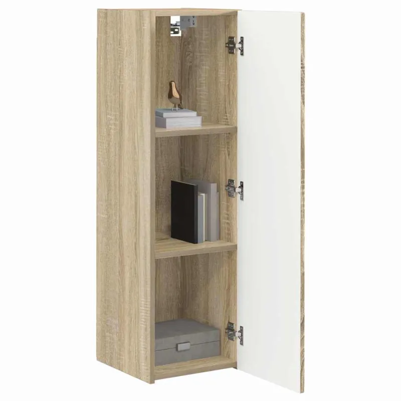 TV sieninė spintelė 2 pcs Sonoma 30 x 31 x 100 cm