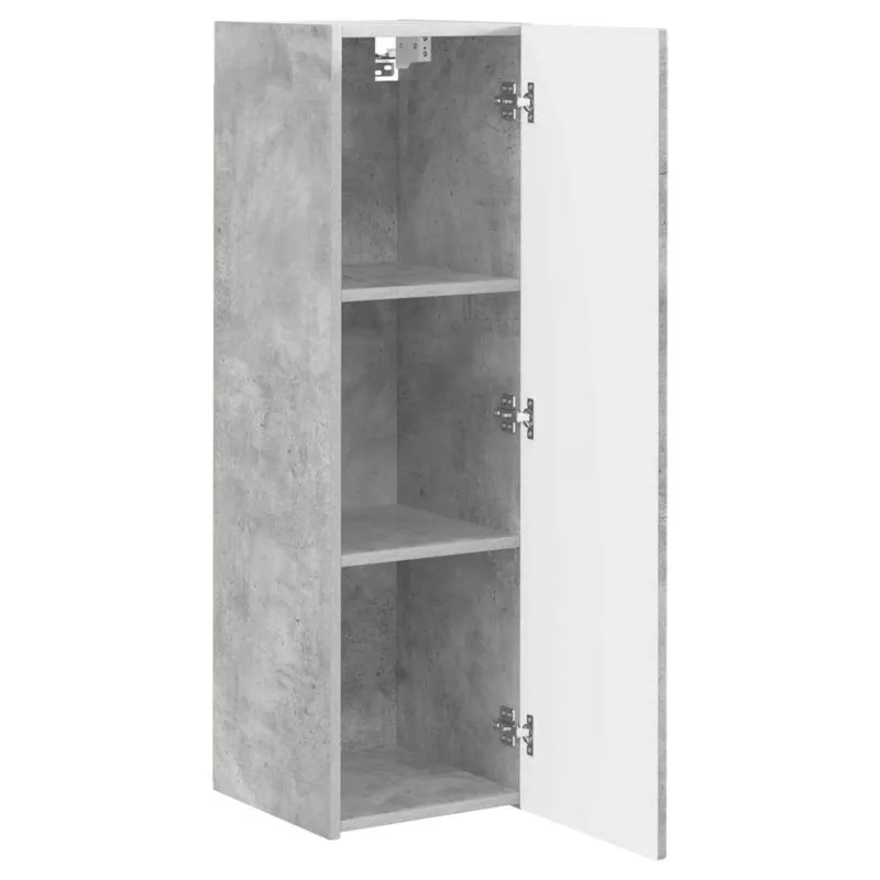 TV sieninė spintelė 2 pcs Betoninė 30 x 31 x 100 cm
