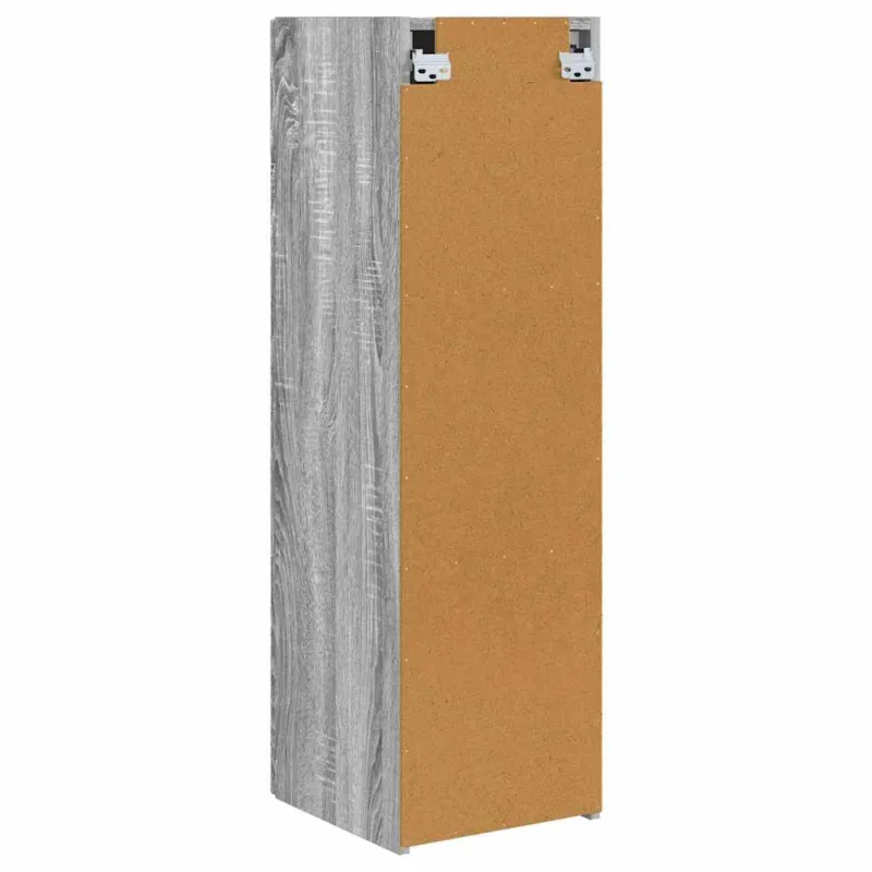 TV sieninė spintelė 2 pcs Pilkas Sonoma 30 x 31 x 100 cm