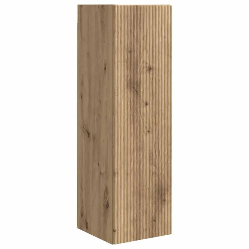 TV sieninė spintelė 2 pcs Meistrų ąžuolas 30 x 31 x 100 cm