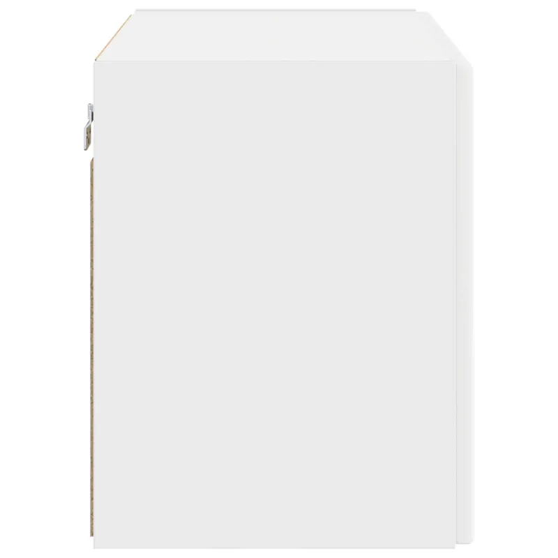 TV sieninė spintelė Balta 59,5 x 31 x 40 cm Apdirbta mediena