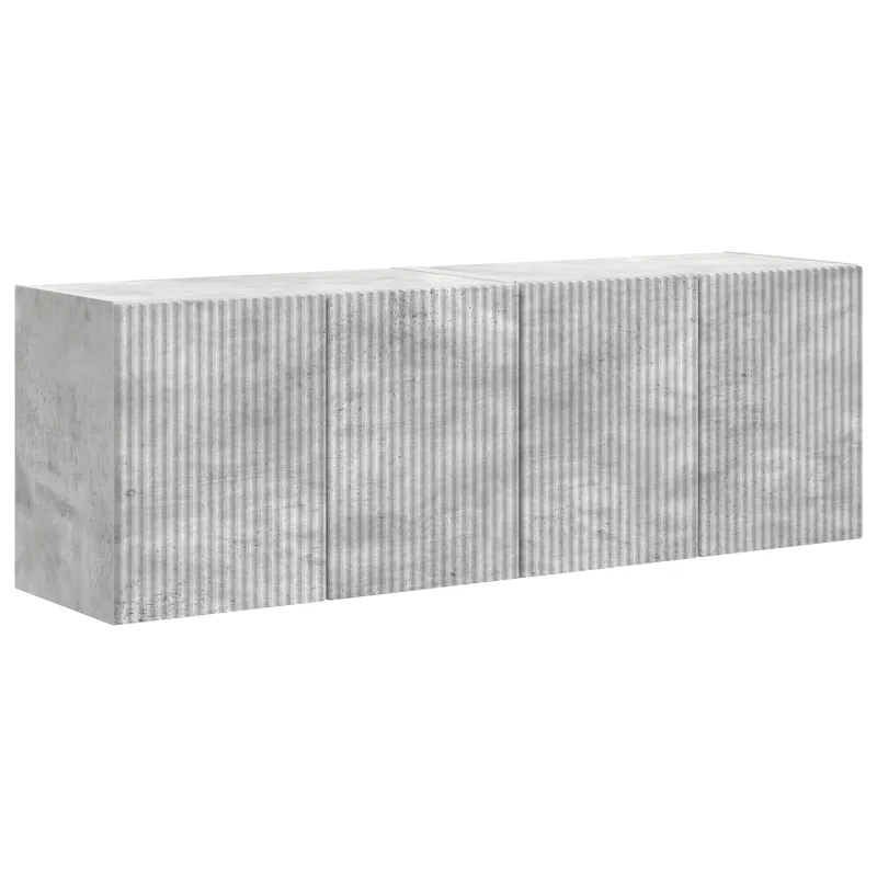 TV sieninė spintelė 2 pcs Betono pilka 59,5 x 31 x 40 cm