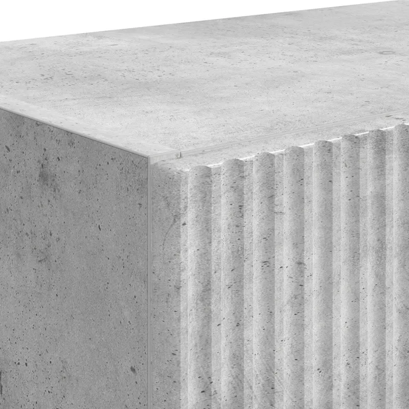 TV sieninė spintelė 2 pcs Betono pilka 59,5 x 31 x 40 cm
