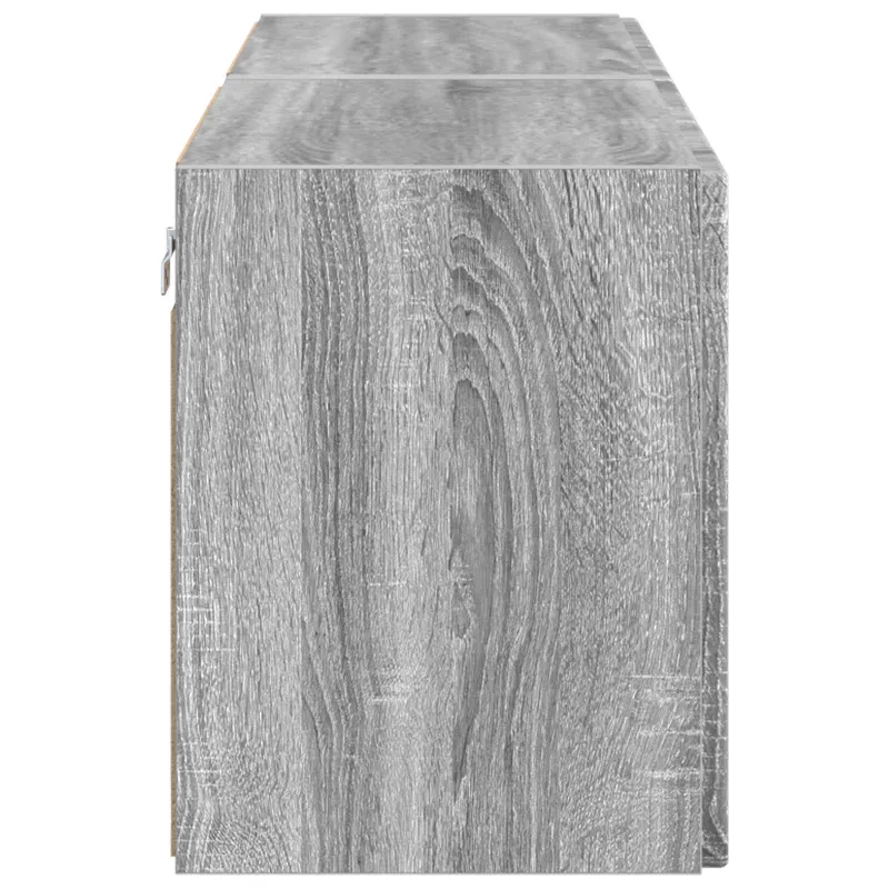 TV sieninė spintelė 2 pcs Pilkas Sonoma 59,5 x 31 x 40 cm