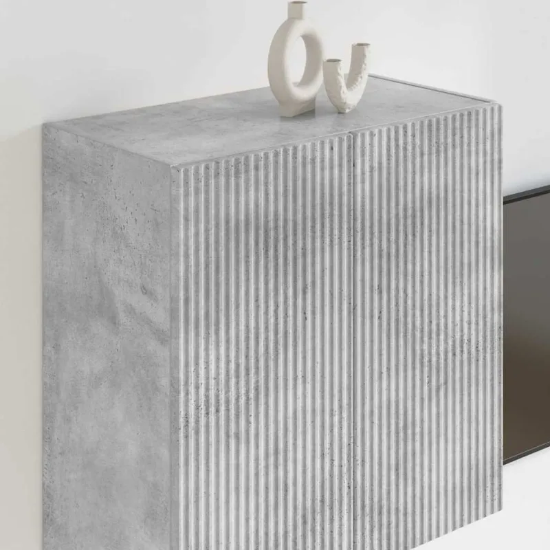 TV sieninė spintelė Betono pilka 59,5 x 31 x 60 cm