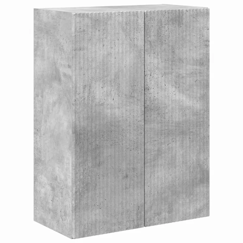 TV sieninė spintelė Betono pilka 59,5 x 31 x 80 cm