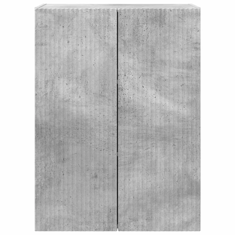 TV sieninė spintelė Betono pilka 59,5 x 31 x 80 cm