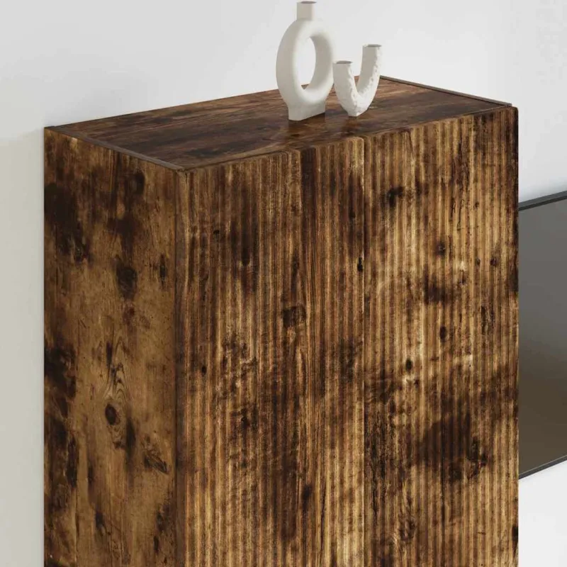 TV sieninė spintelė Rūkyta ąžuolas 59,5 x 31 x 80 cm