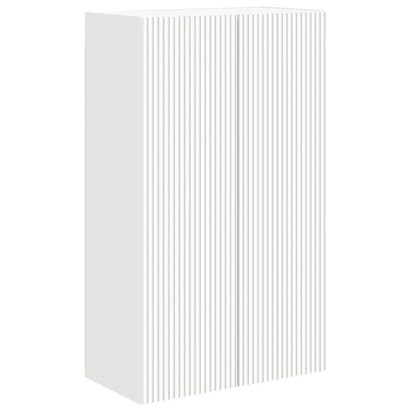 TV sieninė spintelė Balta 59,5 x 31 x 100 cm Apdirbta mediena