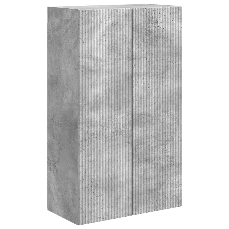 TV sieninė spintelė Betono pilka 59,5 x 31 x 100 cm