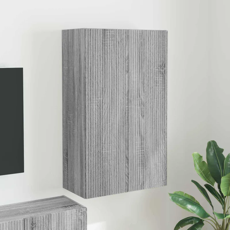 TV sieninė spintelė Pilkas Sonoma 59,5 x 31 x 100 cm