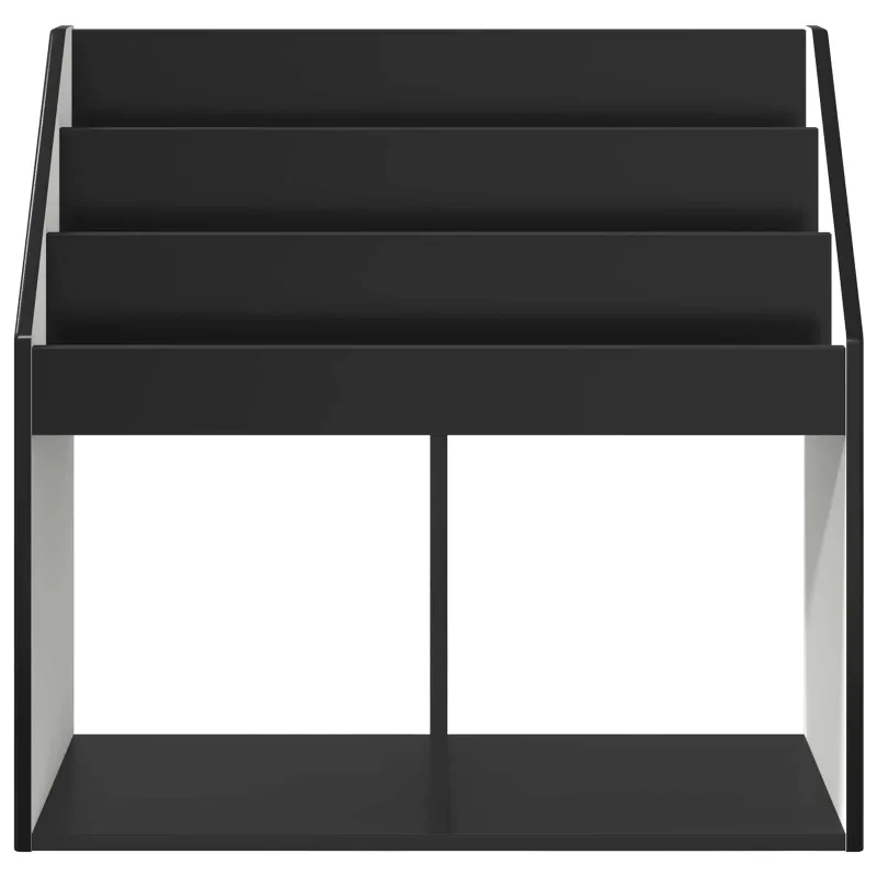 Vaikų knygų lentyna Juoda 72,5 x 29,5 x 69 cm Apdirbta mediena