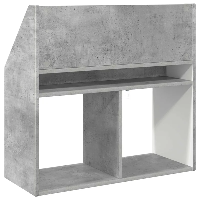 Vaikų knygų lentyna Betono pilka 72,5 x 29,5 x 69 cm