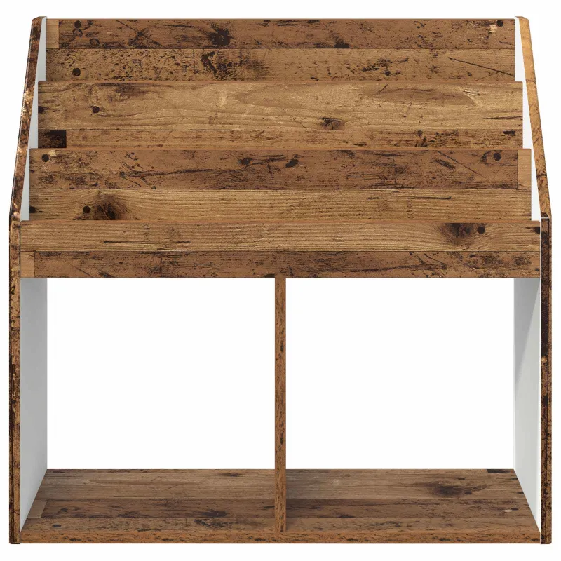 Vaikų knygų lentyna su saugykla Senas medis 72,5 x 29,5 x 69 cm