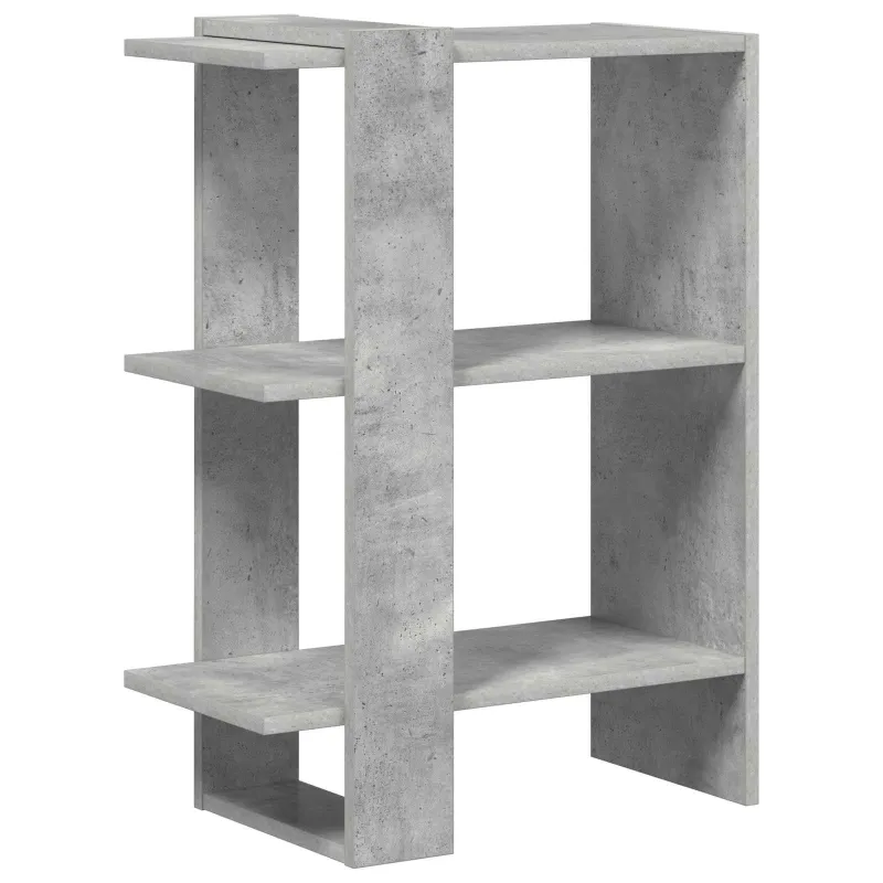 Knygų lentyna Betono pilka 52 x 25 x 71,5 cm Apdirbta mediena
