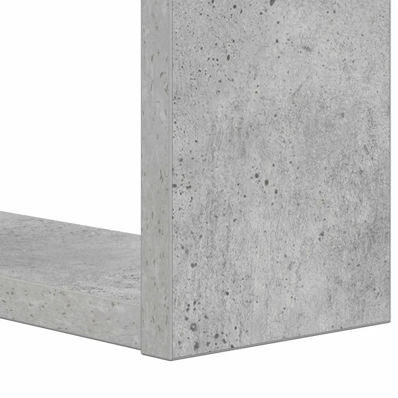 Knygų lentyna Betono pilka 52 x 25 x 71,5 cm Apdirbta mediena
