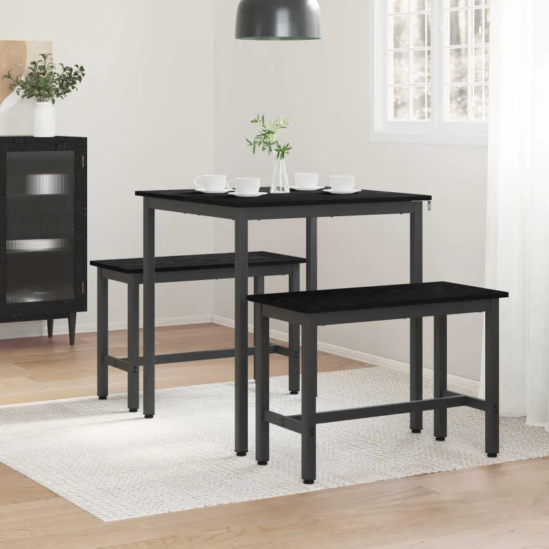 Valgomieji stalai 70 x 70 x 75 cm METALAS