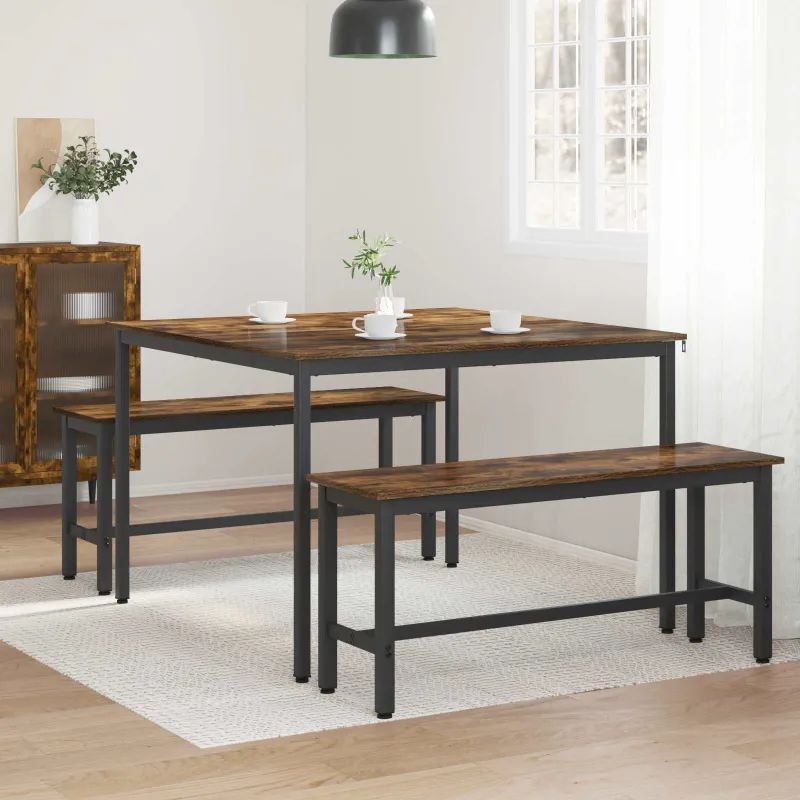 Valgomieji stalai 110 x 110 x 75 cm METALAS