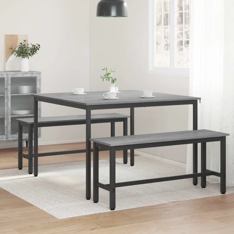 Valgomieji stalai 110 x 110 x 75 cm METALAS