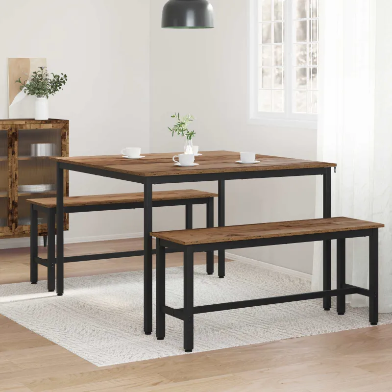 Valgomieji stalai 110 x 110 x 75 cm METALAS