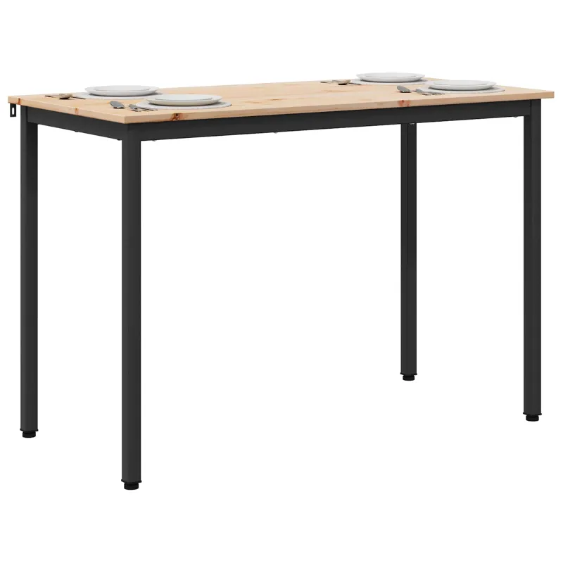 Valgomojo stalas Natūrali 110 x 55 x 75 cm