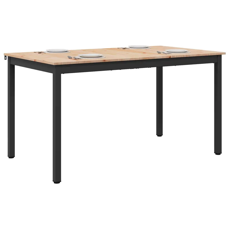 Valgomojo stalas Natūrali 150 x 90 x 75 cm