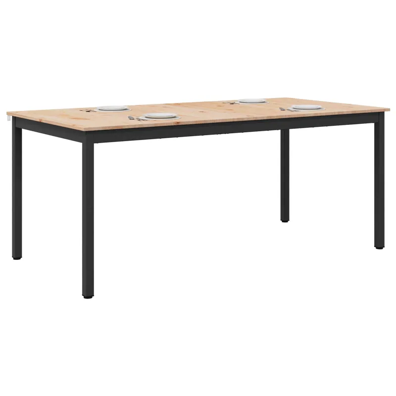 Valgomojo stalas Natūrali 180 x 90 x 75 cm