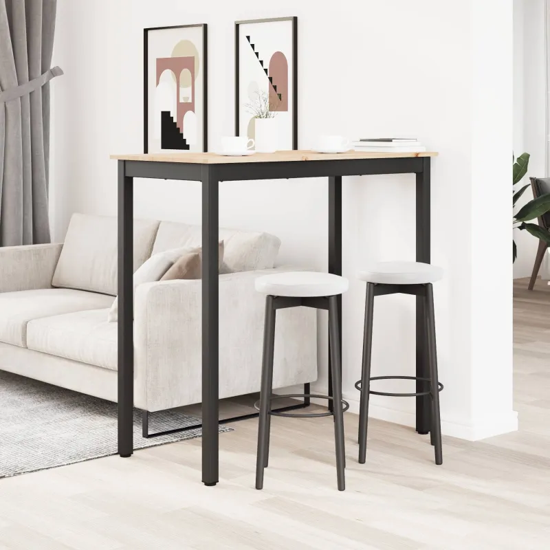 Baro stalas Natūrali 110 x 55 x 105 cm Kietos pušies mediena