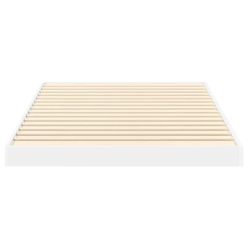 Grindų lovos rėmas Balta 80 x 200 cm Apdirbta mediena