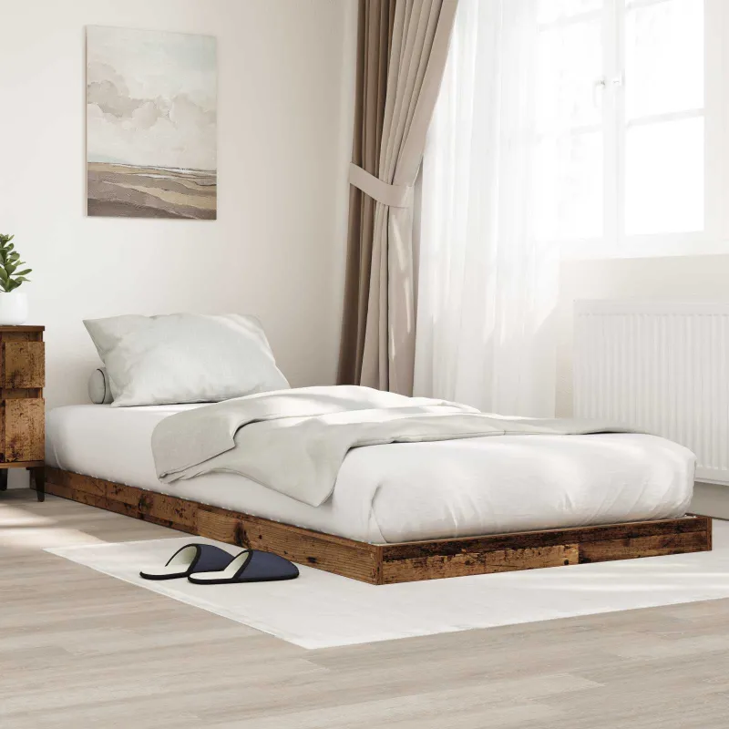 Grindų lovos rėmas Senas medis 80 x 200 cm Apdirbta mediena