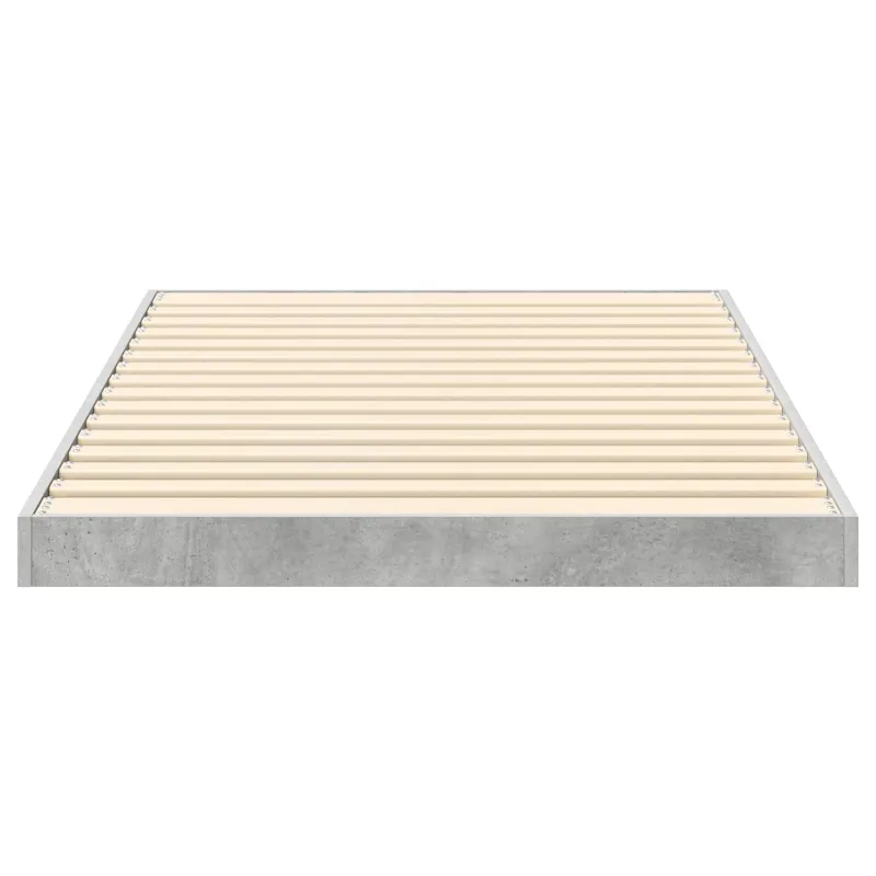 Grindų lovos rėmas Betono pilka 100 x 200 cm Apdirbta mediena