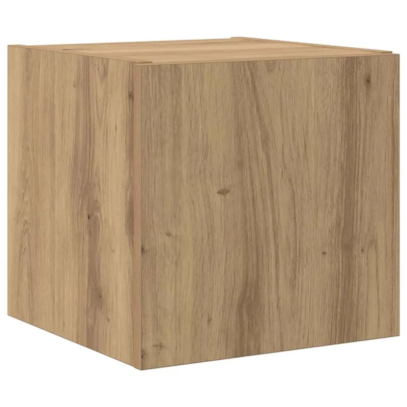 TV sieninė spintelė su LED Meistrų ąžuolas 30,5 x 35 x 30 cm