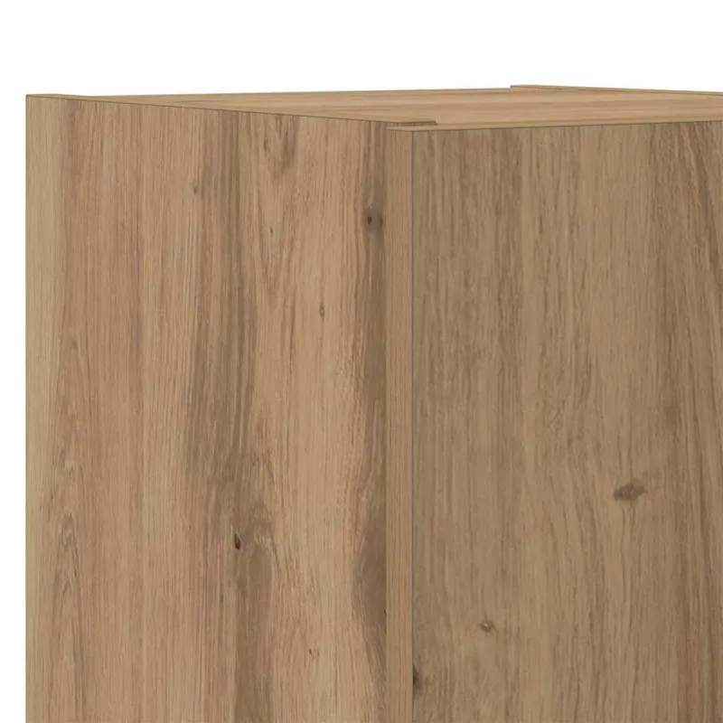 TV sieninė spintelė su LED Meistrų ąžuolas 30,5 x 35 x 30 cm